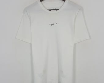 Vintage Agnes b Centre Logo Tshirt