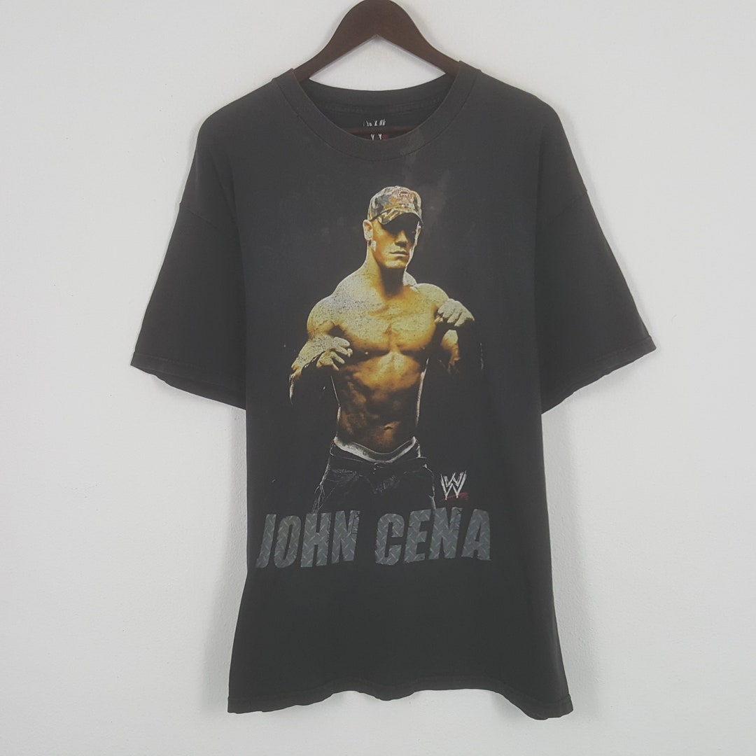 T-shirt WWE John Cena Vintage - Taille XL Noir - Occasion Parfait état