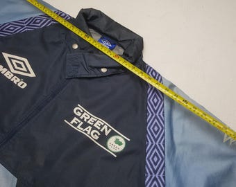 Vintage Umbro England FC Green Flag Windbreaker Jacket - Etsy