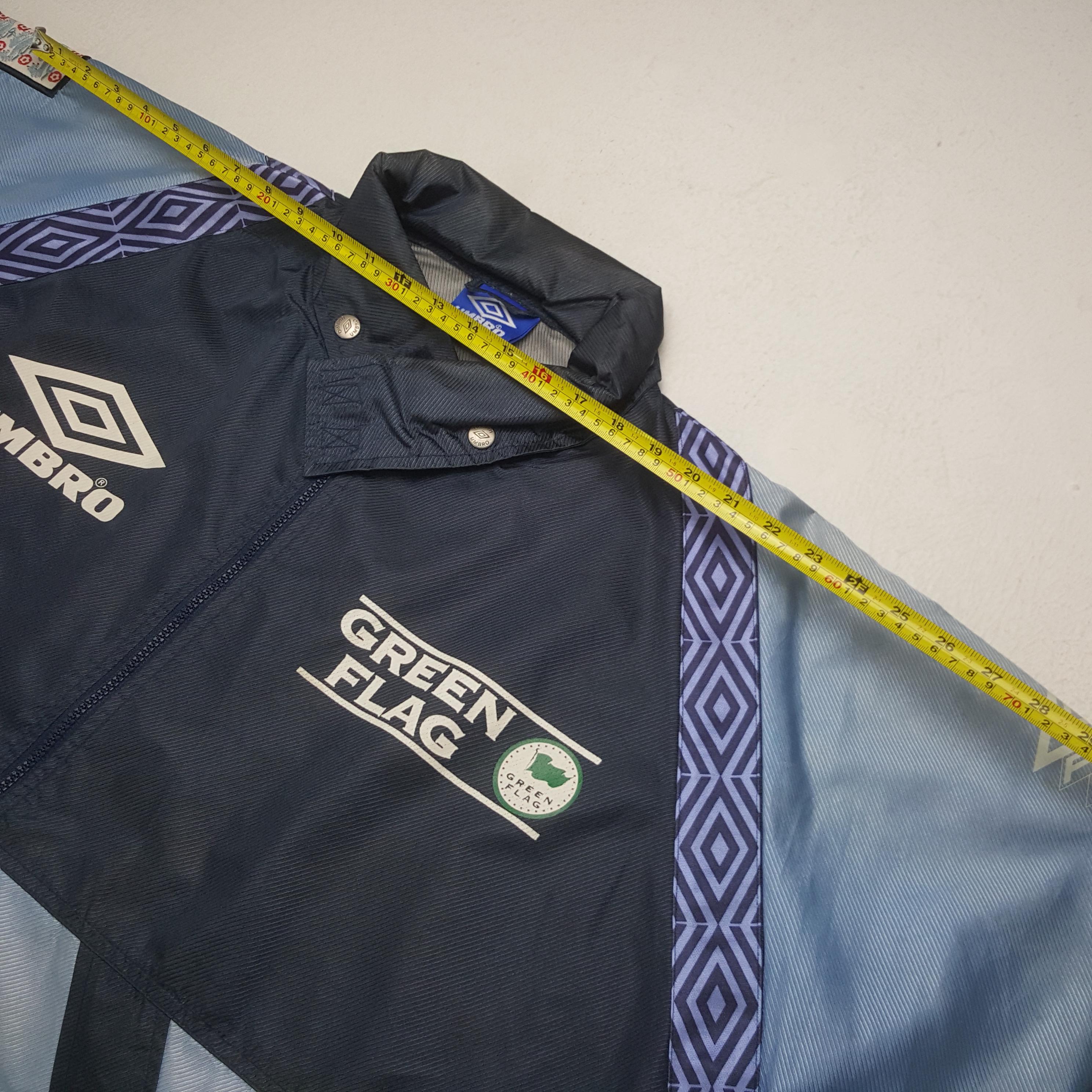 Vintage Umbro England FC Green Flag Windbreaker Jacket - Etsy
