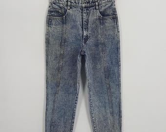 Vintage World Wide Acid Wash Denim Jeans