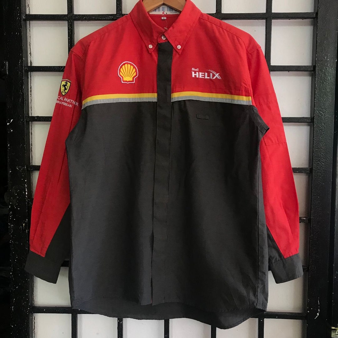 Vintage SHELL X FERRARI Uniform Worker 