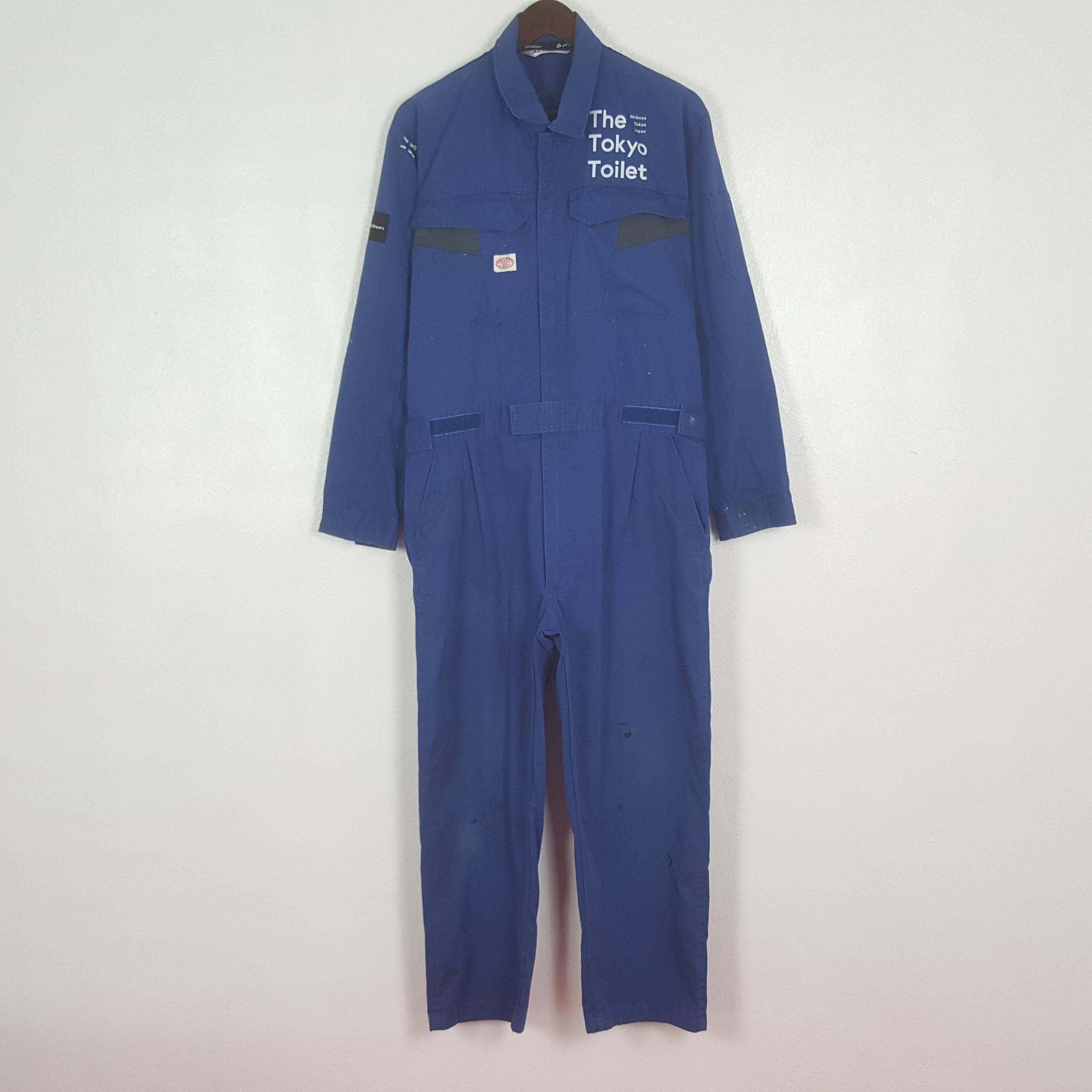 Vintage the Tokyo Toilet Custom Worker Japan Coverall Jumpsuit