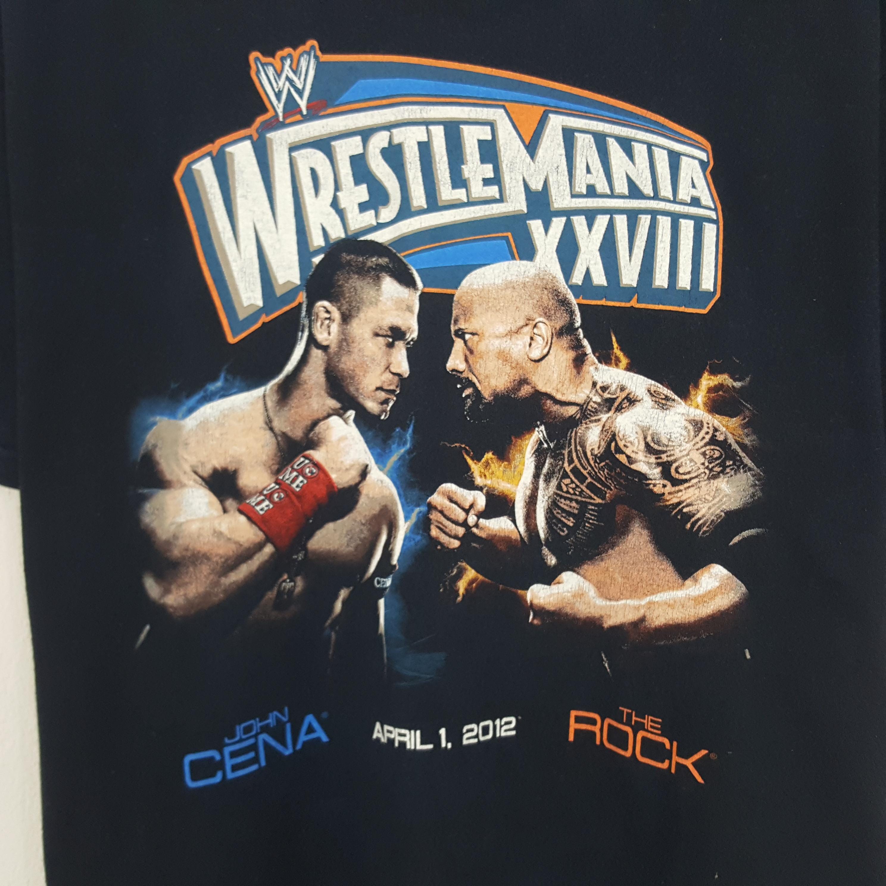 ヴィンテージ レスルマン XXVIII ジョン・シナ vs ザ・ロック WWE T