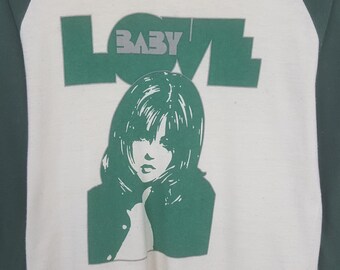 Vintage Hysteric Glamour Baby Love Tshirt - Etsy Israel
