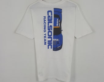 Vintage Calsonic Racing Team Japanese Brand T-shirt - Etsy