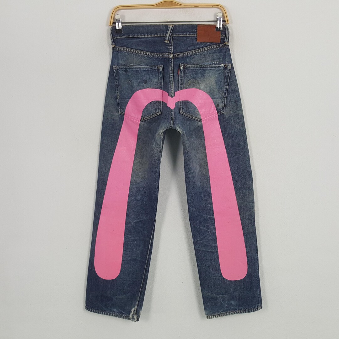 Straight Fit Jeans Evisu 2008 Vintage Evisu Selvedge Japan