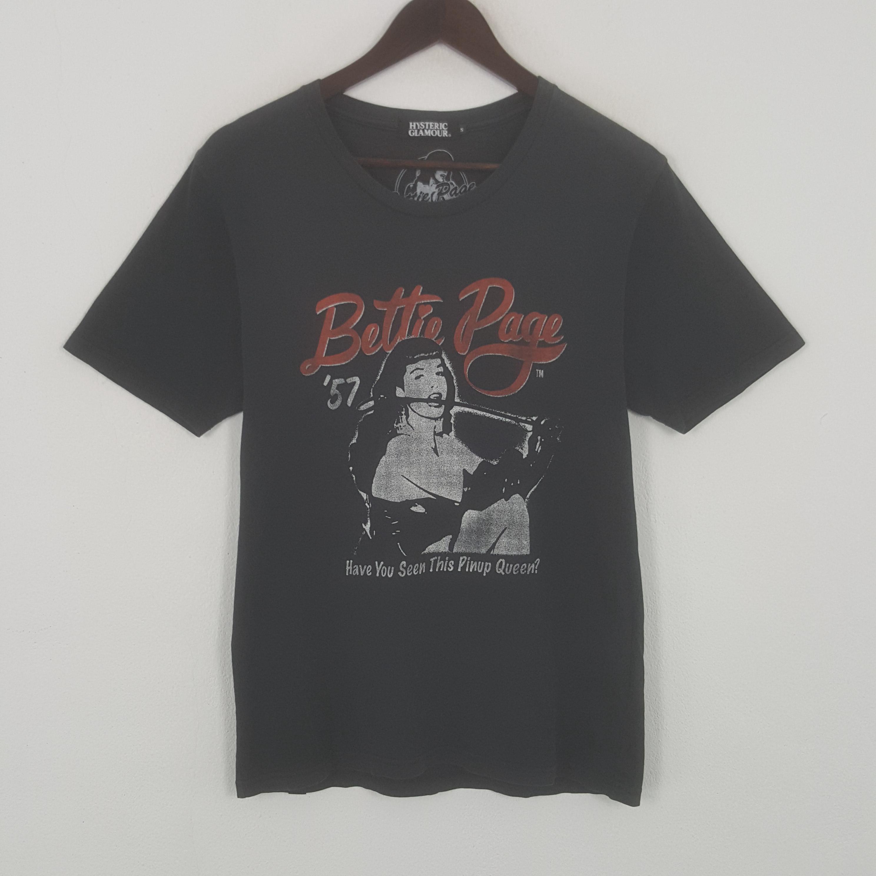 ヒステリックグラマー Bettie page 半袖Tシャツ M HYSTERIC GLAMOUR(ヒステリックグラマー) / BETTIE PAGE