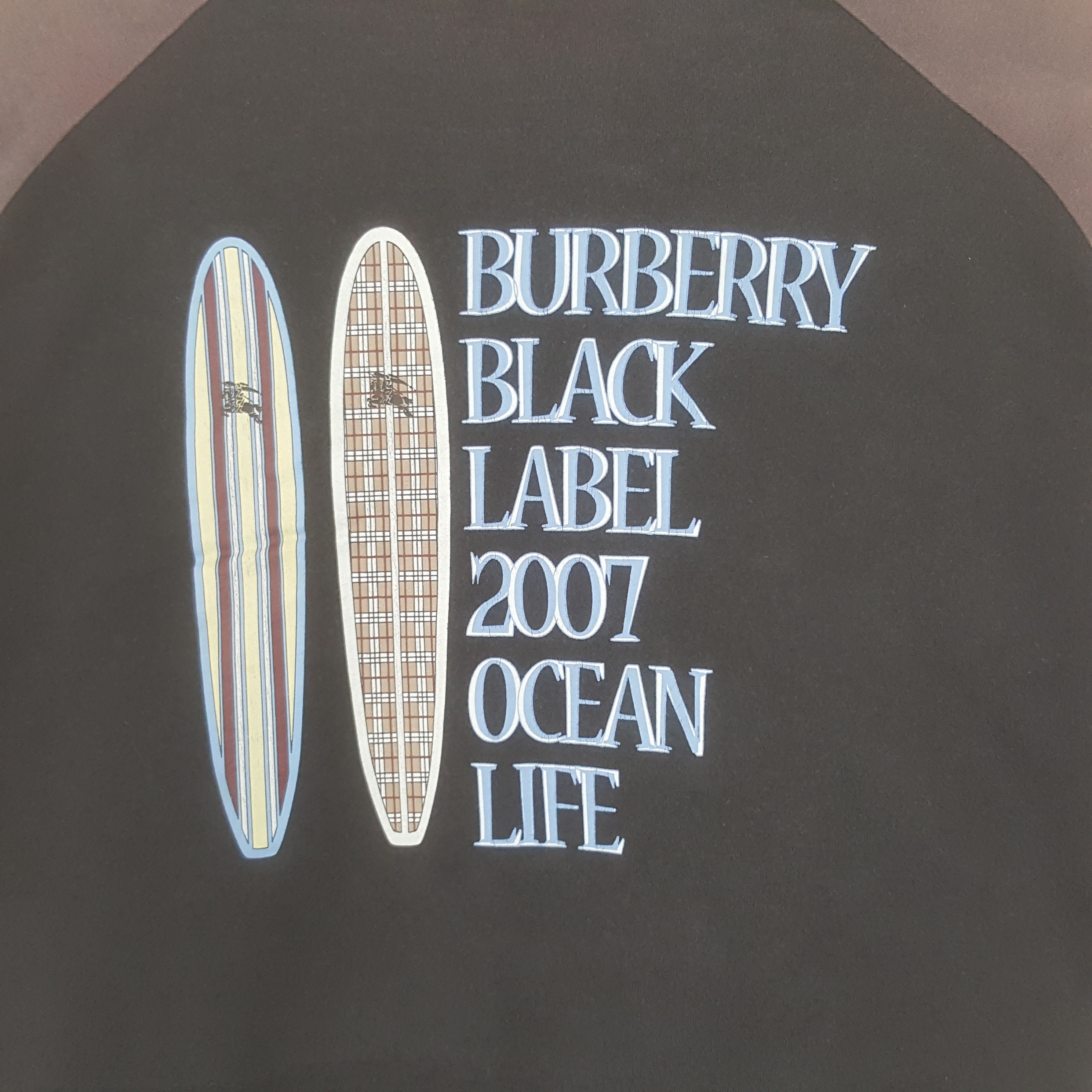 Vintage Burberry Black Label 2007 Tshirt - Etsy