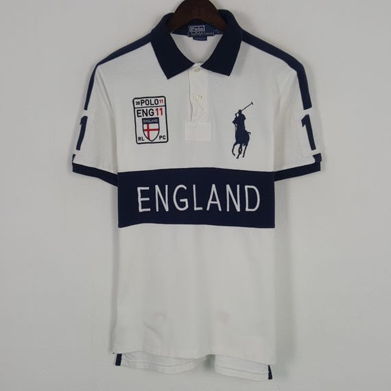 Vintage Polo Ralph Lauren England ENG 11 Custom Fit Polos Shirt - Etsy