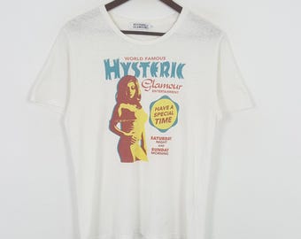 90s Hysteric Gramour ガール Tシャツ 初期 y2k ヌード HYSTERIC