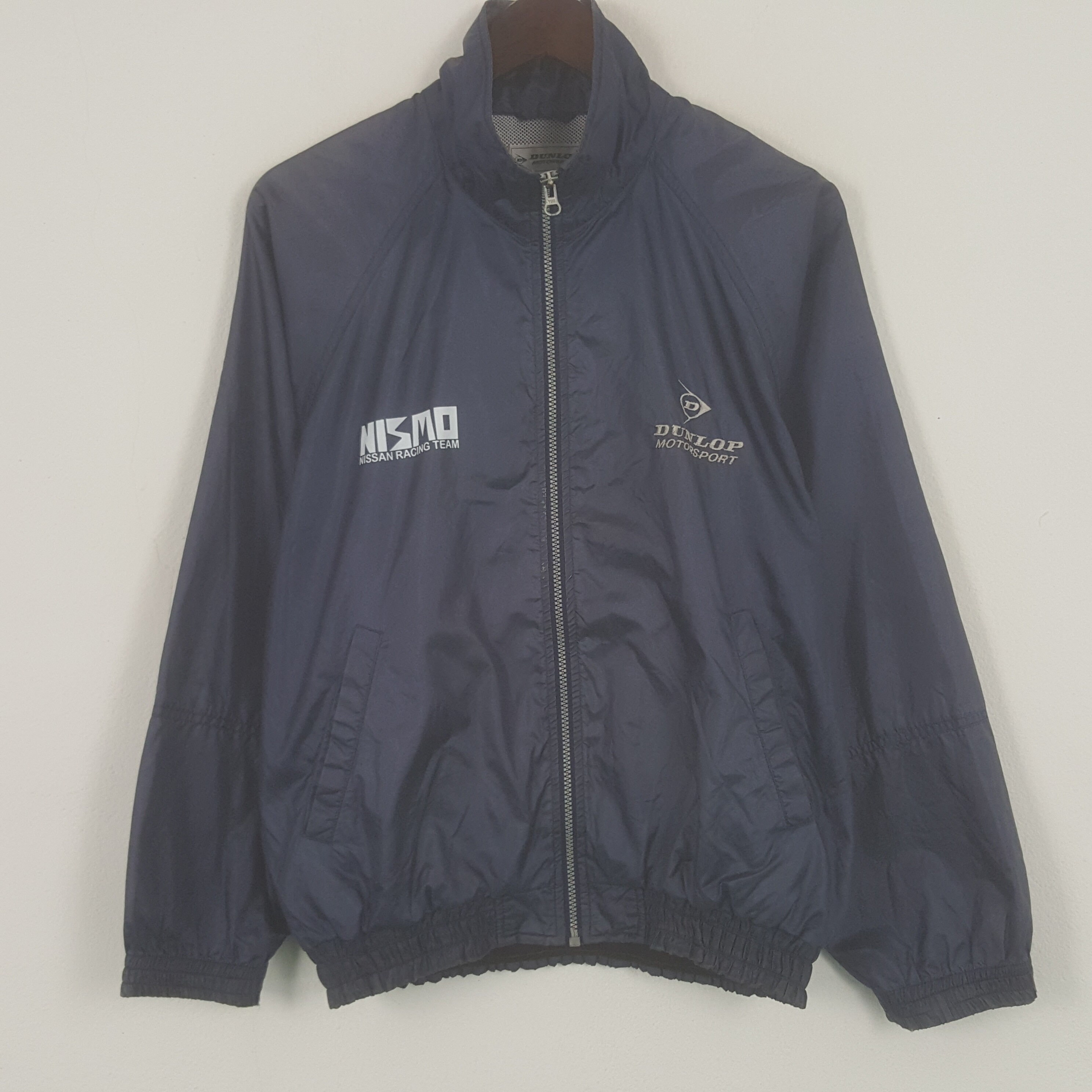 Vintage Dunlop X Nismo Nissan Racing Team Custom Art Windbreaker