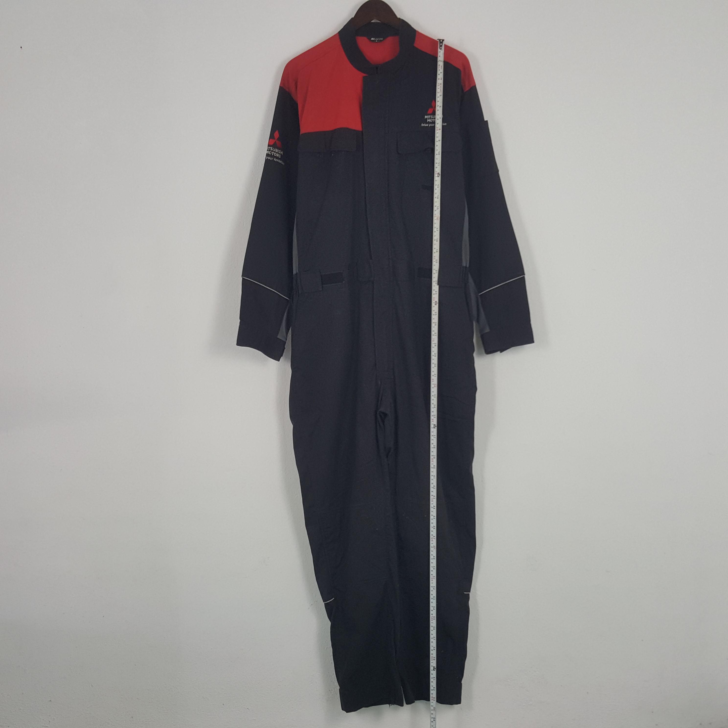Vintage Mitsubishi Motors Worker Racing Coverall Jumpsuit Jacket