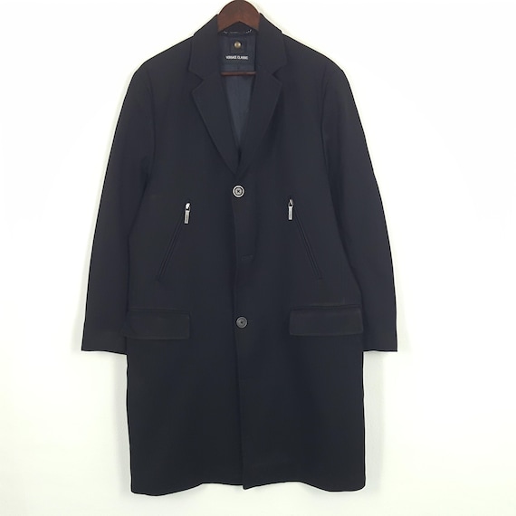 ジャケット・アウター versace vintage coat Vintage Versace Classic Long Trench Coat Jacket - Etsy Canada