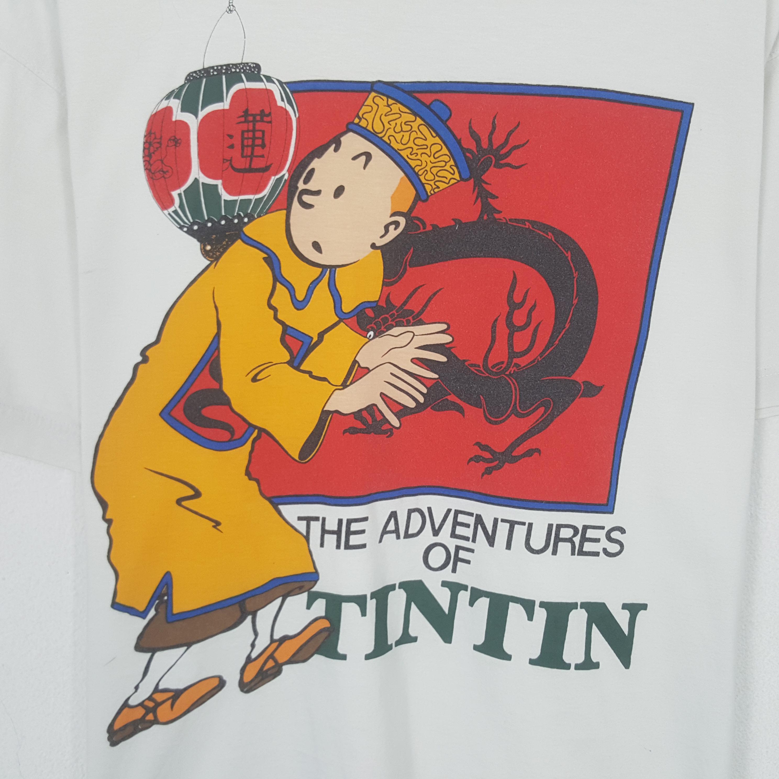 ヴィンテージ「タンタンの冒険」Tシャツ - Etsy 日本