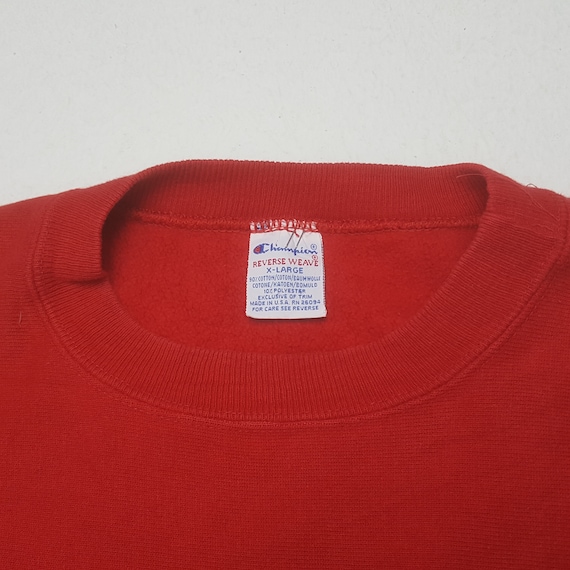 Vintage Champion Small Patchwork Logo Sweatshirt - image 4