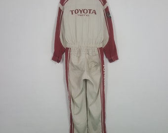 Vintage Toyota Tecno Racing Jumpsuit Coverall Jacket