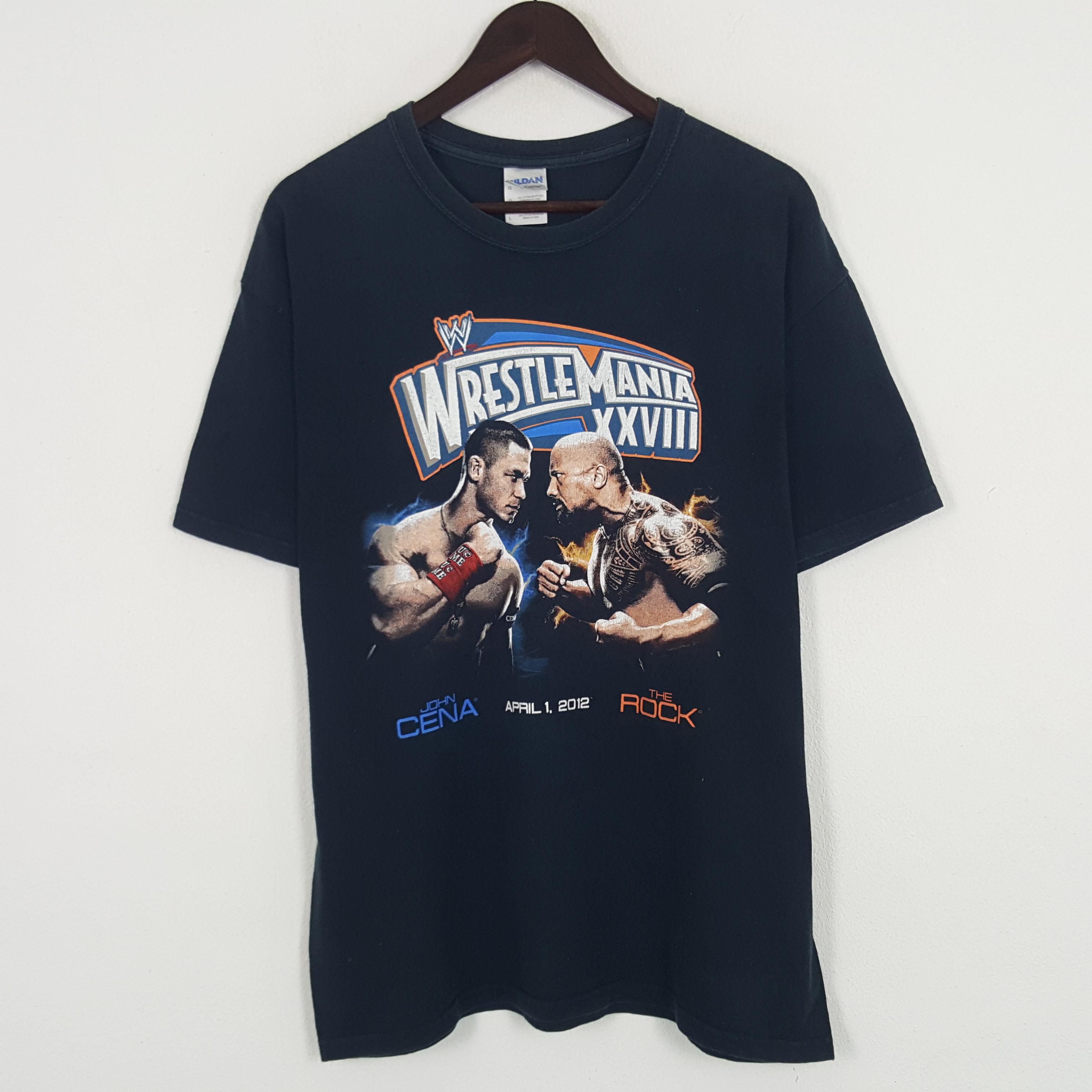 Vintage Wrestleman XXVIII John Cena Vs the Rock WWE Tshirt - Etsy