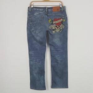 Vintage Ed Hardy Kills Love Denim Jeans
