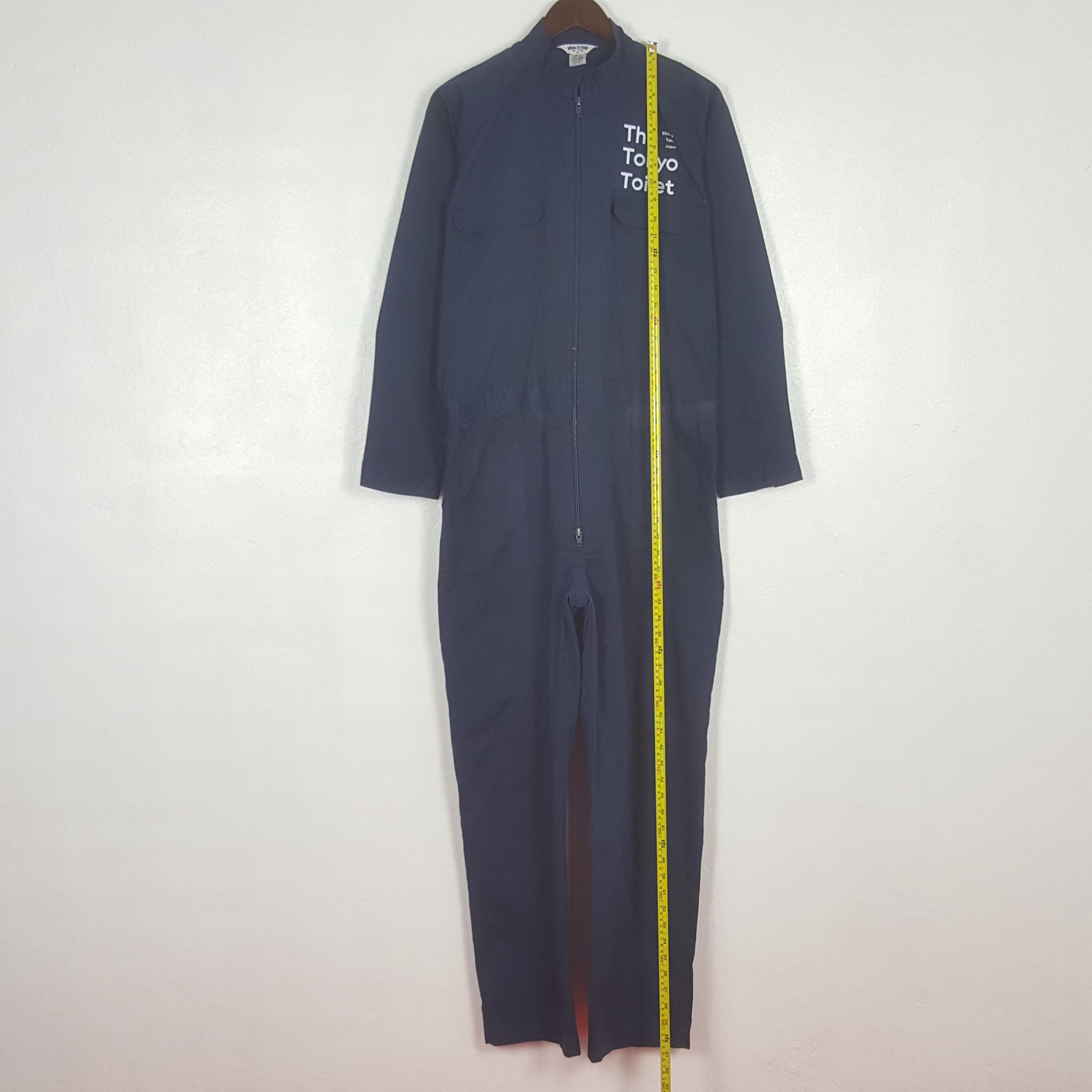 Vintage the Tokyo Toilet Custom Japanese Worker Uniform Coverall