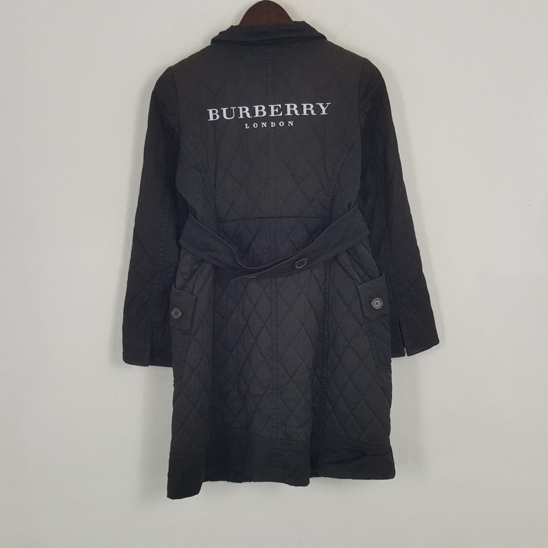 Vintage Burberry London Blue Label Custom Spell Out Logo Women