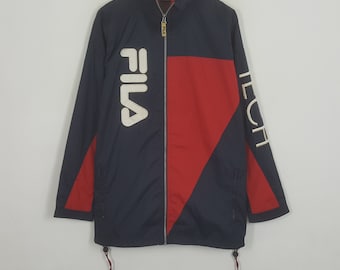 Vintage Fila Windjacke mit Reißverschluss