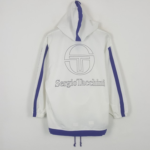 Vintage Sergio Tacchini Big Logo Zipper Jacket Hoodie - Etsy