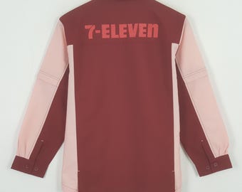 Vintage 7 Eleven Big Logo Worker Uniform Jacket