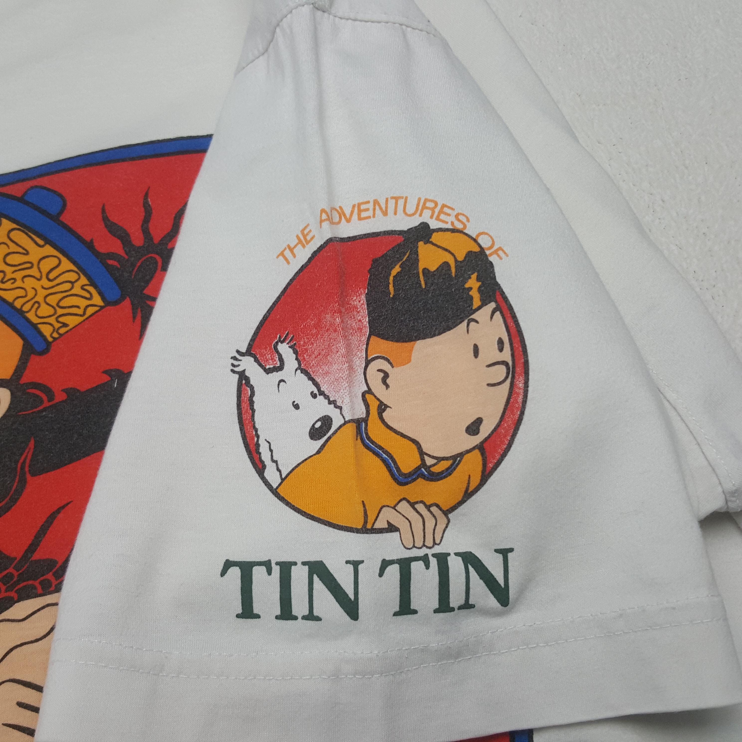 ヴィンテージ「タンタンの冒険」Tシャツ - Etsy 日本