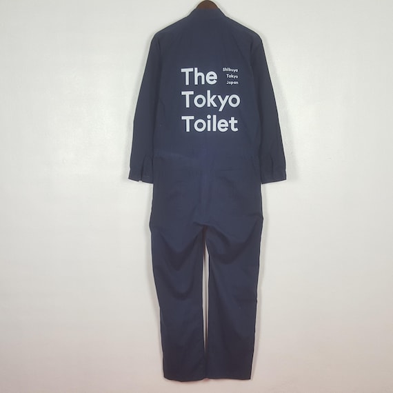 Vintage the Tokyo Toilet Custom Japanese Worker Uniform Coverall