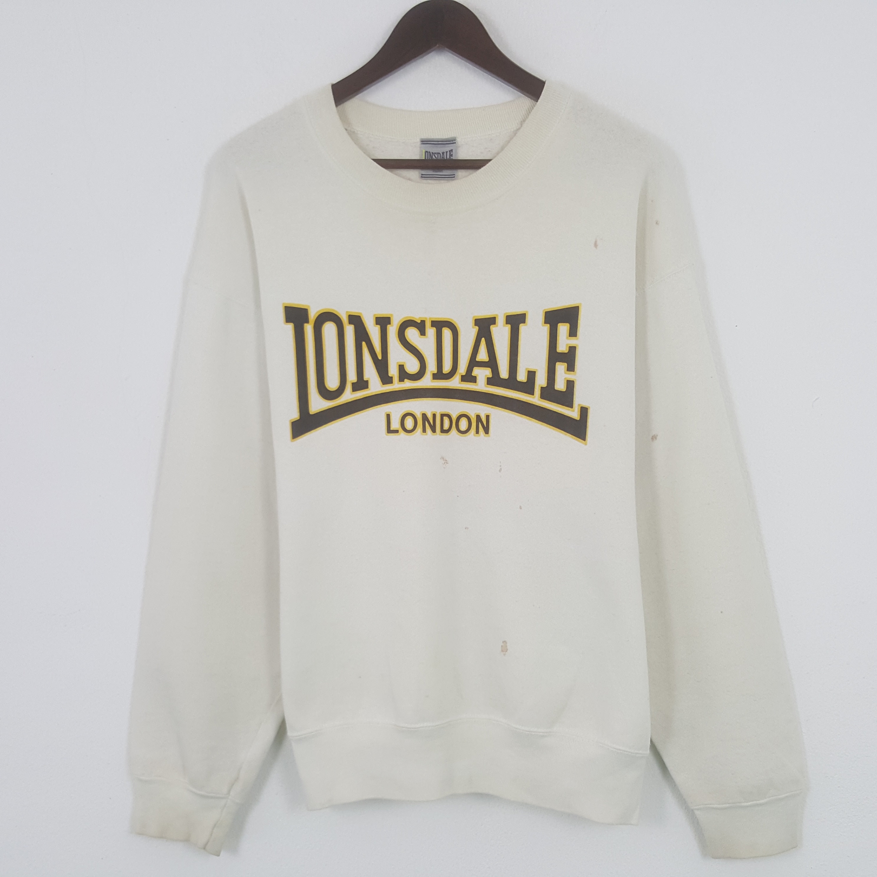 Clearance Felpa Felpe Lonsdale Vintage Lonsdale Giubbotto Jeans