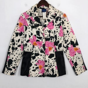 Vintage Kenzo Flower Design Japanese Blazer Women Coat - Etsy Israel