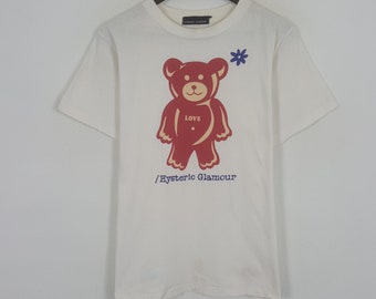 Vintage Hysteric Glamour Bear Design Tshirt