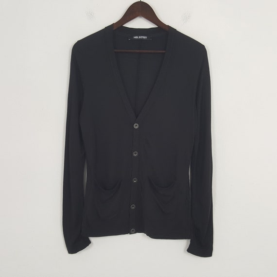 Neil Barrett cardigan アーカイブ archive Vintage Neil Barrett Black Cardigan Shirt - Etsy Israel