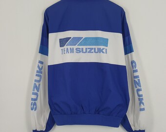 Vintage Team Suzuki Racing Sport Windbreaker Jacket - Etsy