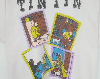 ヴィンテージ タンタン Tシャツ - Etsy 日本