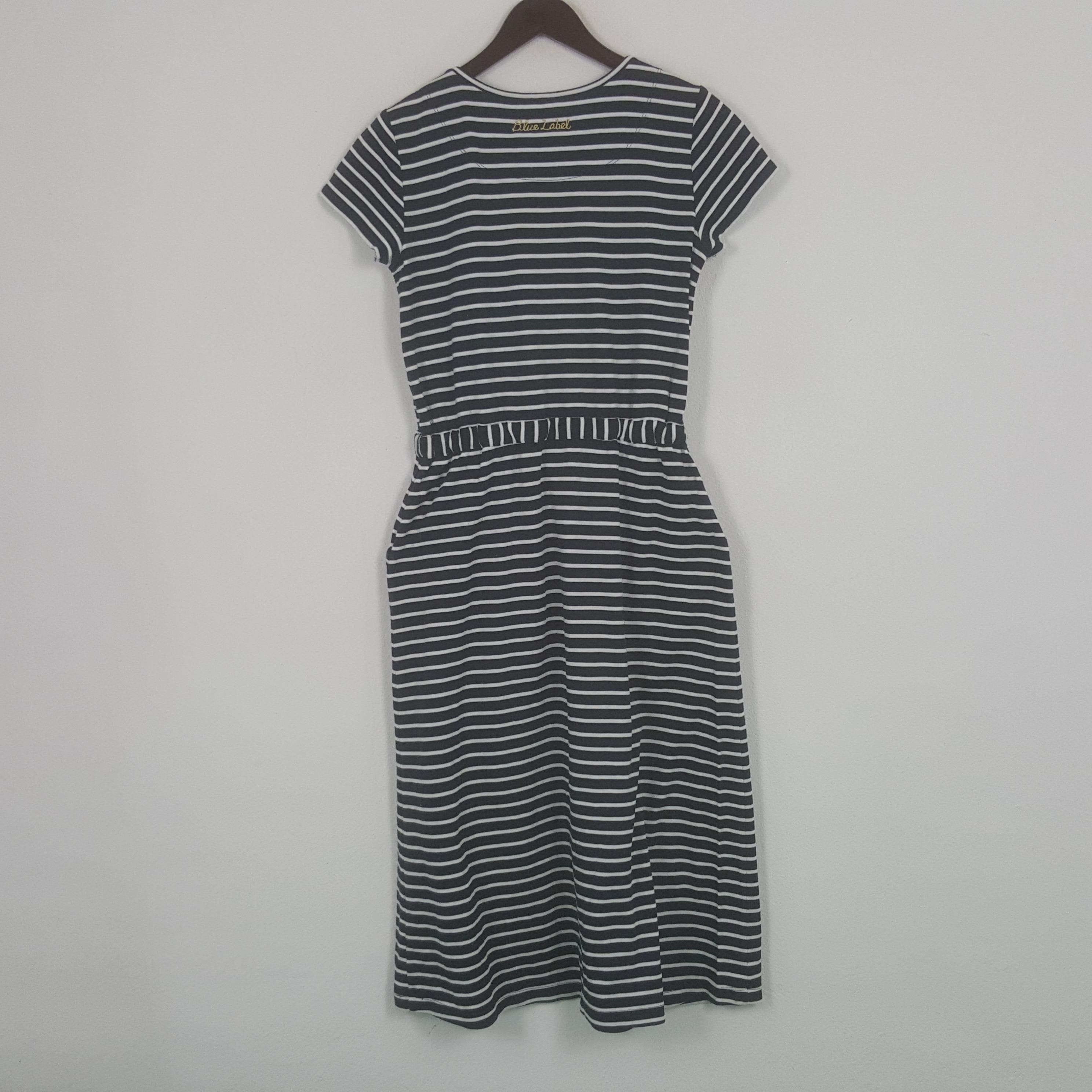 Vintage Burberry London Blue Label Nova Check Custom Art Logo