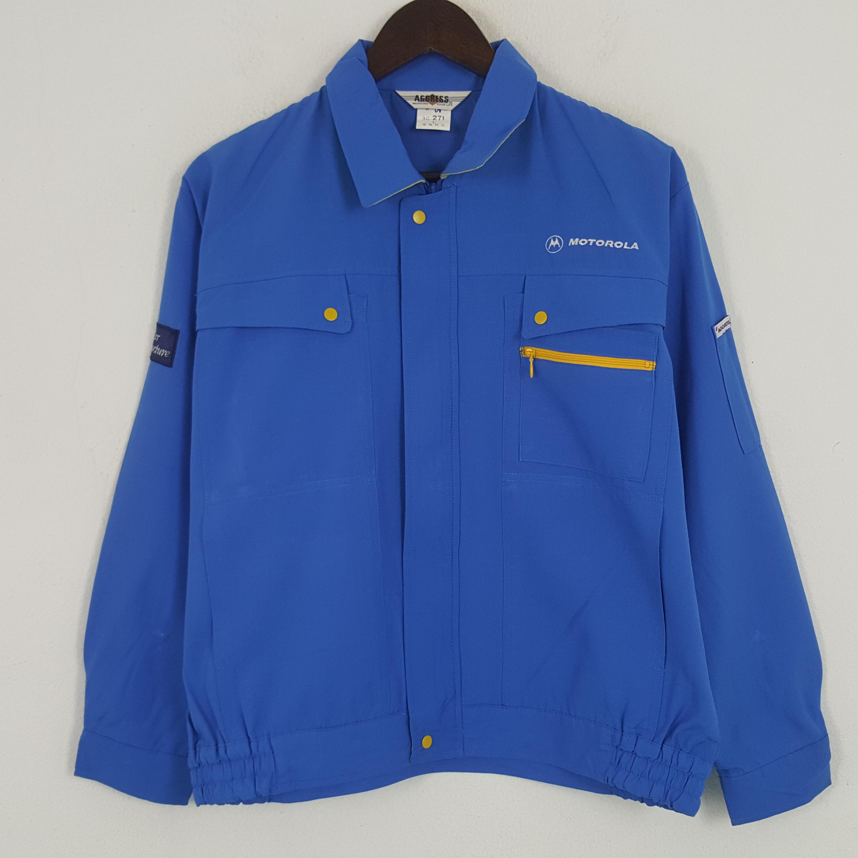 Vintage Motorola Worker Big Logo Uniform Jacket - Etsy