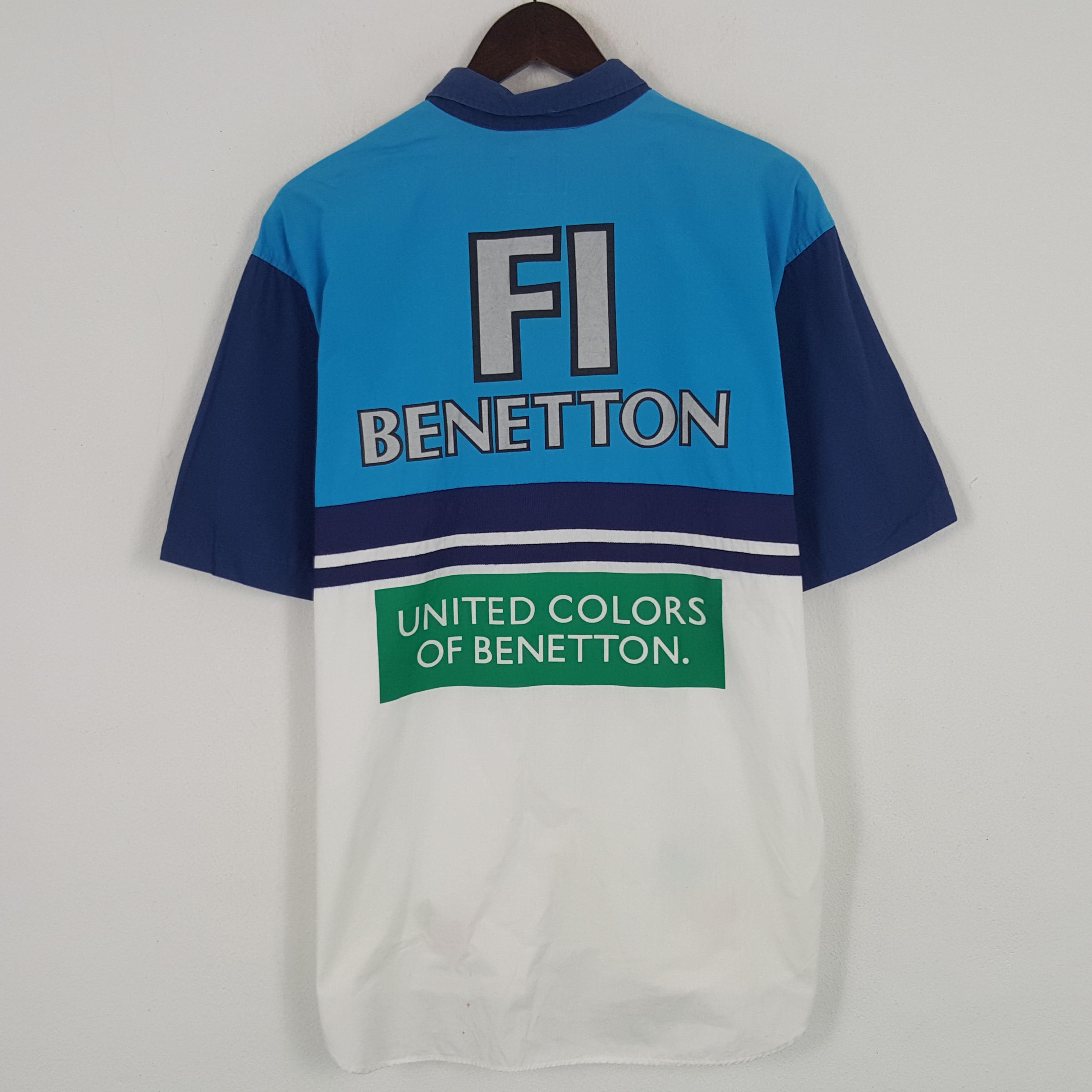 Vintage F1 Benetton X United Colors of Benetton Sport Button up 