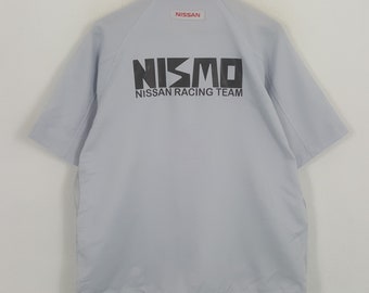 Vintage Nismo Nissan Racing Racing Team Custom Art Short Sleeve Jacket