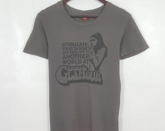 Vintage Y2K Hysteric Glamour V-neck Tee Vintage 2000s Size Medium