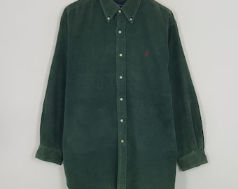 Vintage Ralph Lauren Corduroy Button Up Shirt
