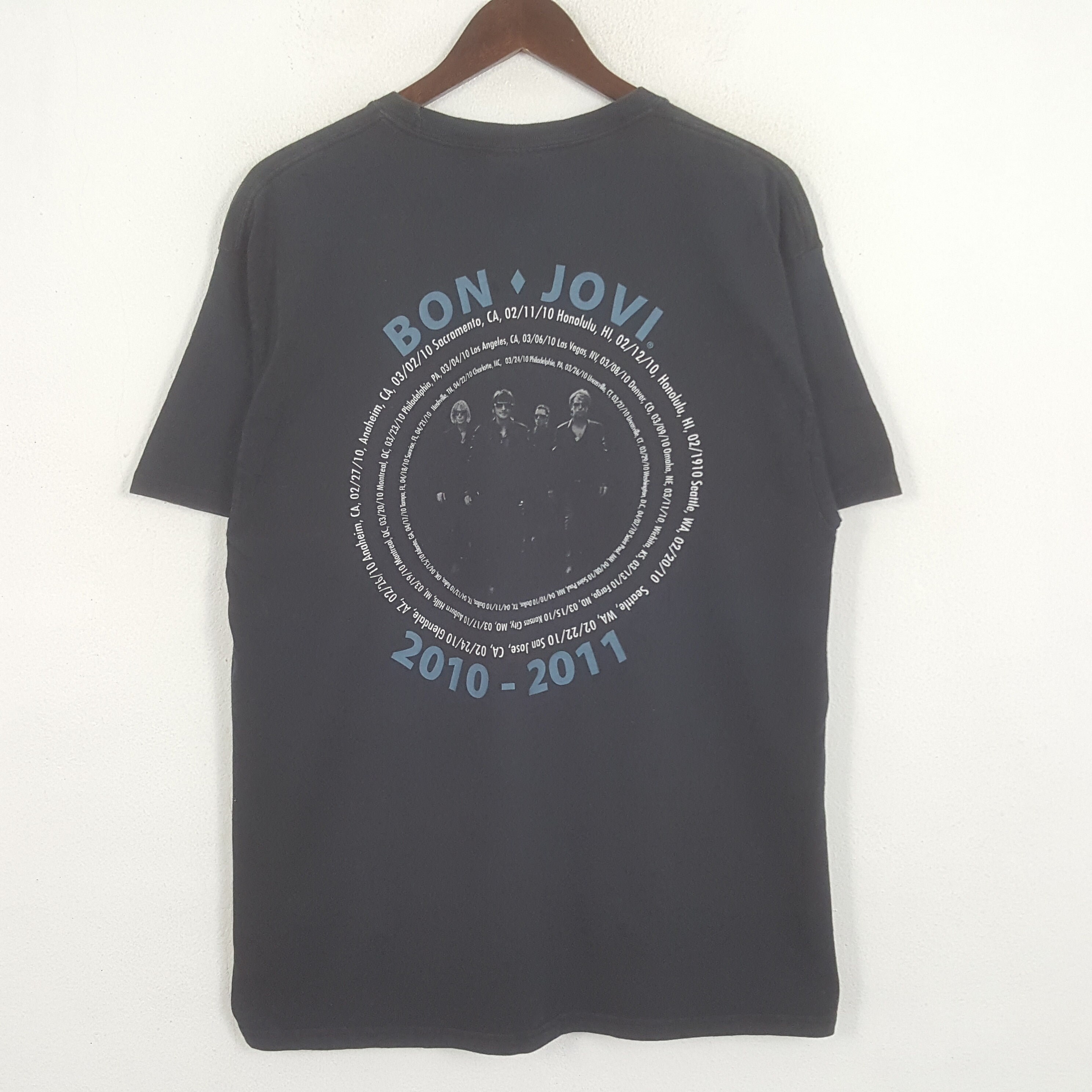 【ROCK1】 BON JOVI THE CIRCLE ツアー バンドTシャツ Vintage Bon Jovi the Circle Tour 2010 Tshirt - Etsy UK