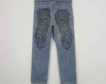 Jean en denim Art Back & Forth vintage