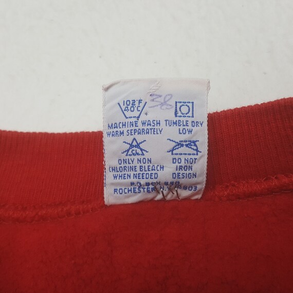 Vintage Champion Small Patchwork Logo Sweatshirt - image 5