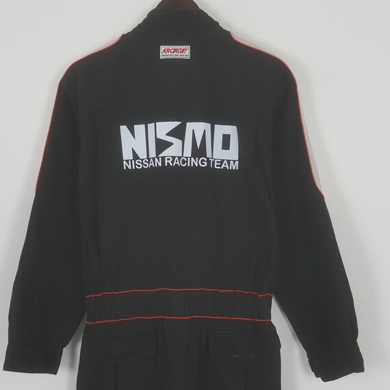 Vintage Nismo Nissan Racing Team Custom Art Uniform Jumpsuit