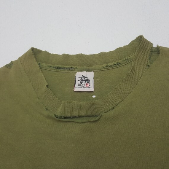 Vintage Stussy Distressed Tshirt - image 5