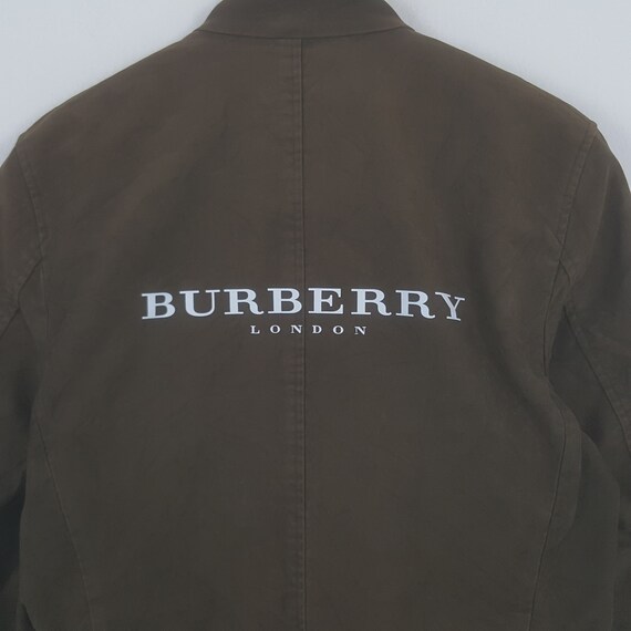 Vintage Burberry London Custom Art Zipper Jacket - Etsy