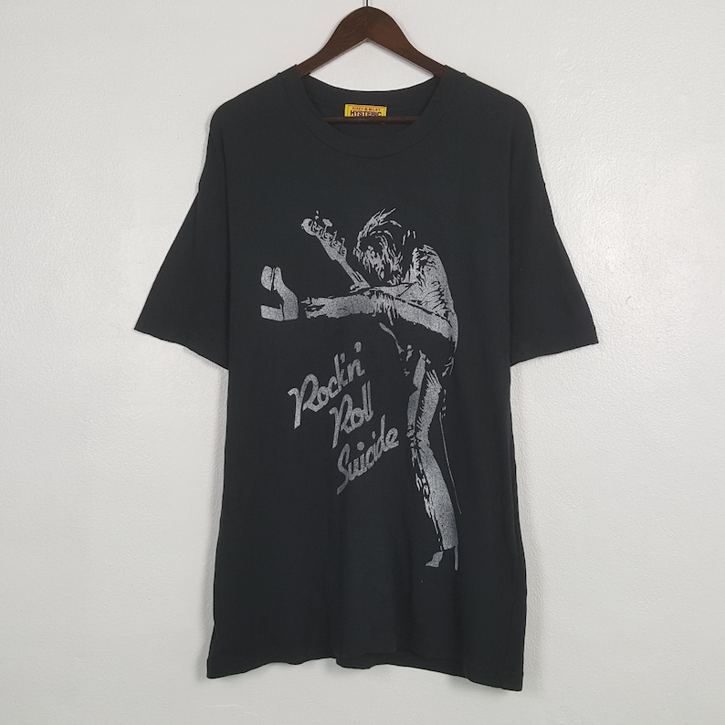 Vintage Hysteric Glamour Rock'n'roll Suicide Oversized Tshirt - Etsy
