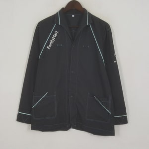 Vintage Family Mart Uniform Zipper Jacket